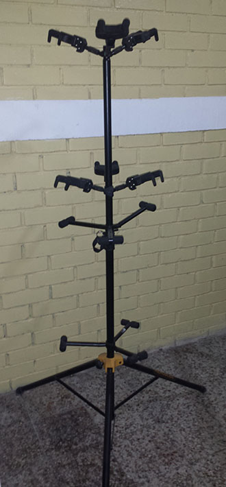 atril para 6 guitarras